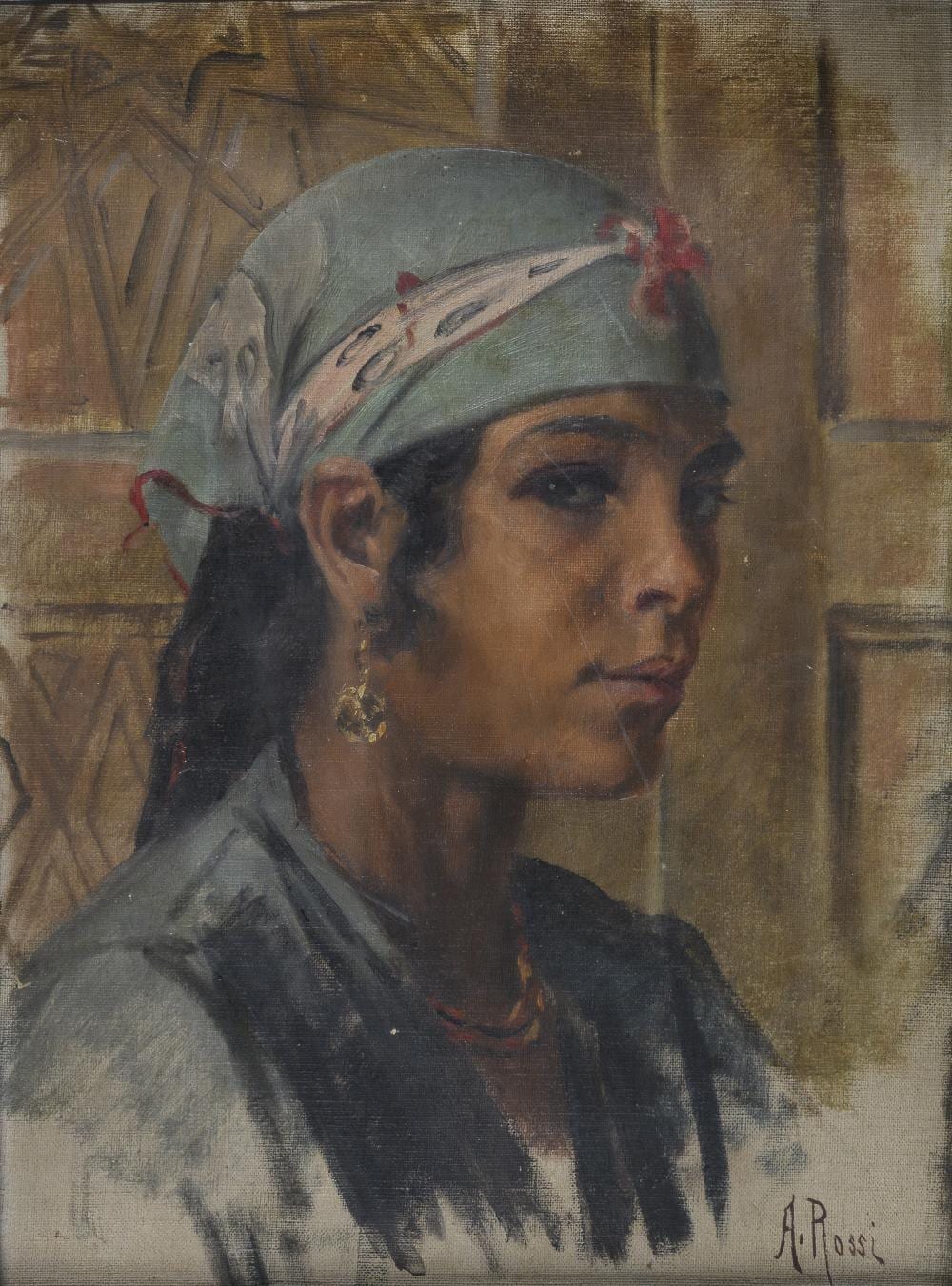 Alberto Rossi comparable auction result: oil painting by alberto rossi