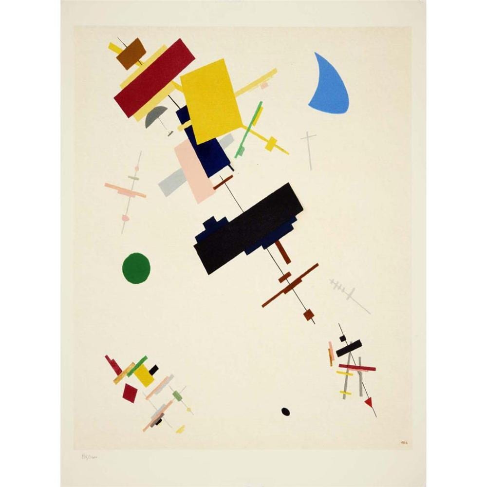 kasimir malevitch 1879 1935 after composition supr matiste 1916 c 1980 · Piasa · 2023-12-06 Kazimir Malevic comparable auction result: kasimir malevitch 1879 1935 after composition supr matiste 1916 c 1980