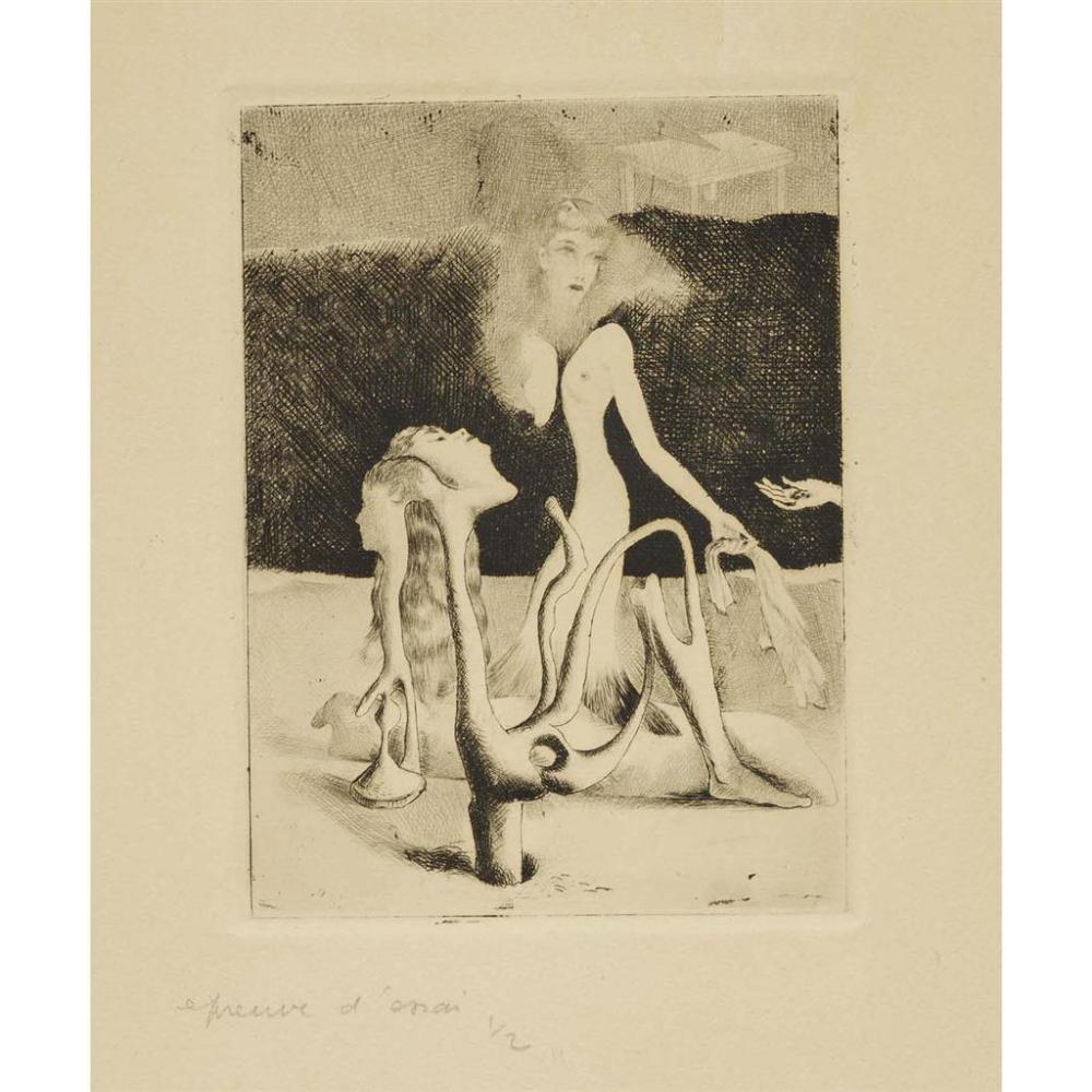 Marcel (1900) Jean comparable auction result: marcel jean 1900 1993 p che pour le sommeil jet 1935