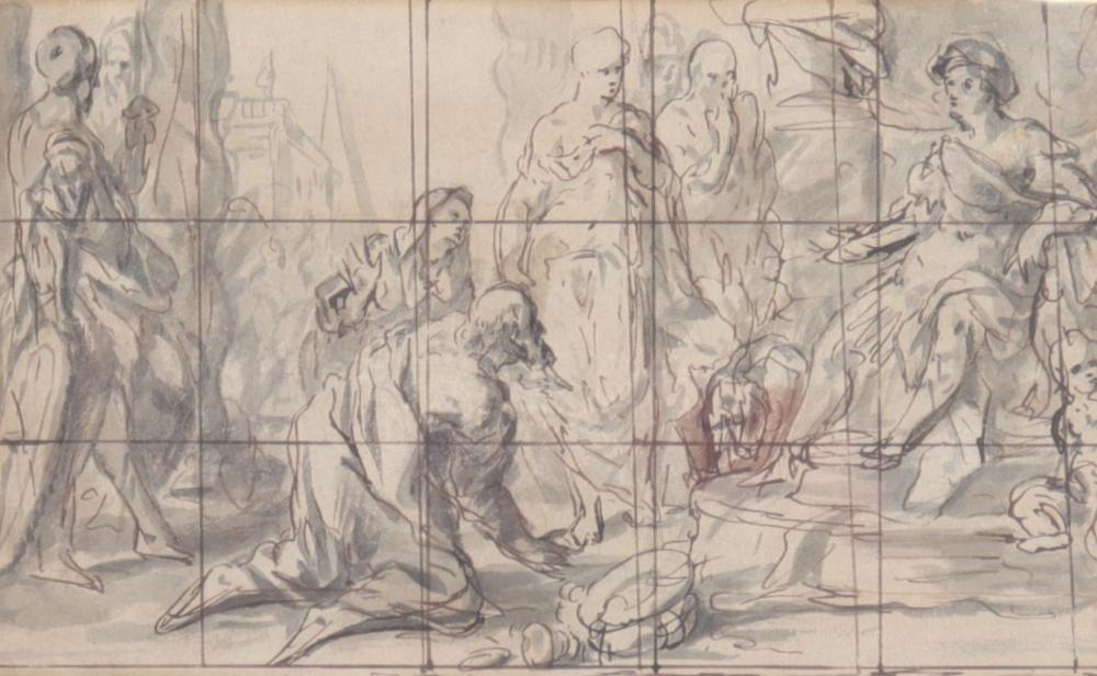 abraham van diepenbeeck 1596 1675 justice wash sketch · Goldfield Auction · 2023-12-16 Abraham van Diepenbeeck comparable auction result: abraham van diepenbeeck 1596 1675 justice wash sketch