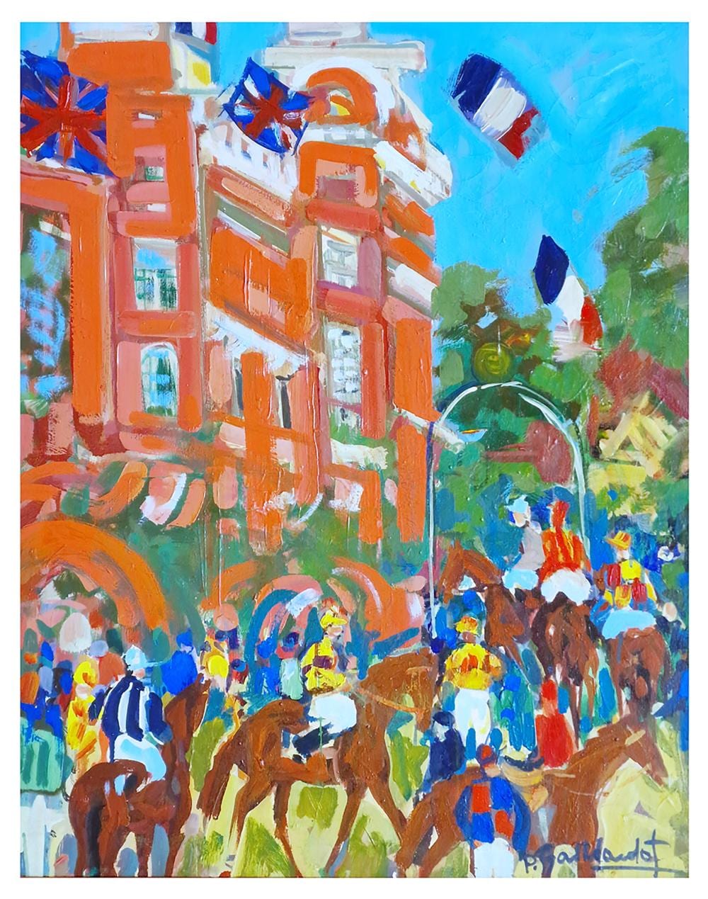 Pierre Gaillardot comparable auction result: pierre gaillardot 1910 2002 pesage deauville