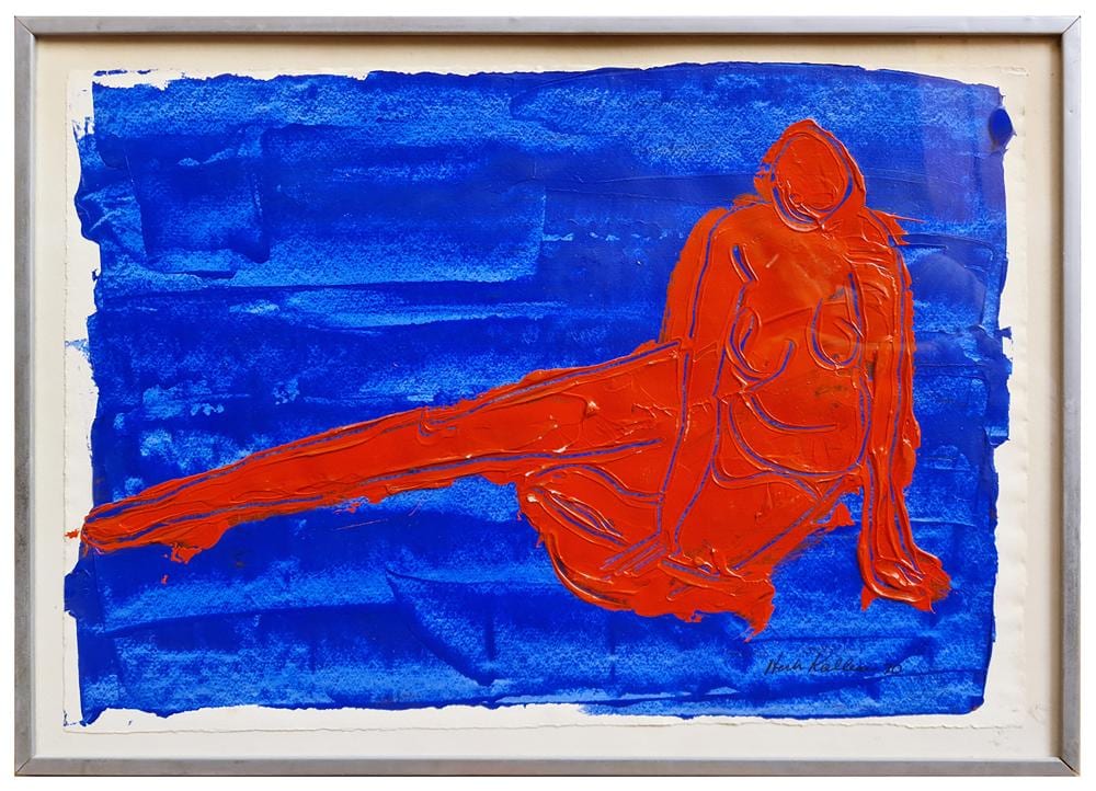 Herbert Kallem comparable auction result: herbert kallem 1909 1994 nu rouge 1970
