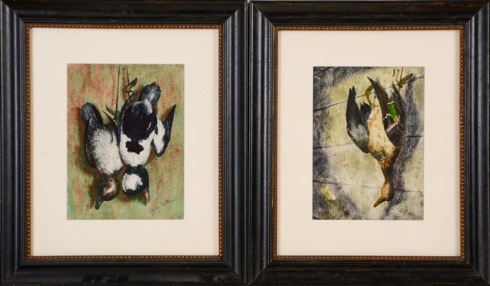 Chris Ritter comparable auction result: chris ritter 1906 1976 four watercolors of ducks