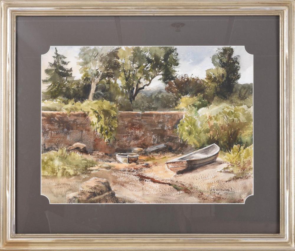 GENEVIEVE WILHELM comparable auction result: genevieve wilhelm 1908 2005 beached rowboats