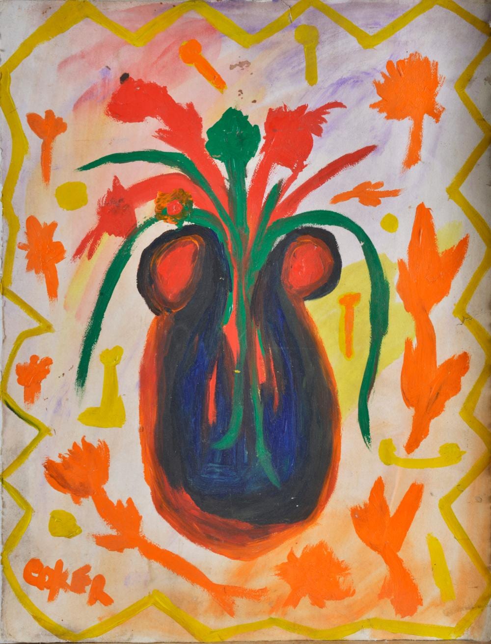 Jerry Coker comparable auction result: jerry coker painting