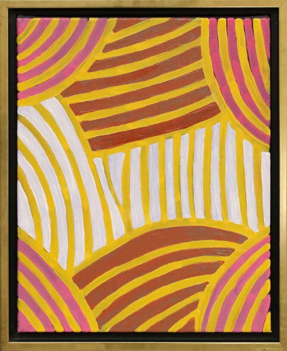 Ada Bird Petyarre comparable auction result: ada bird petyarre awelye acrylic on canvas