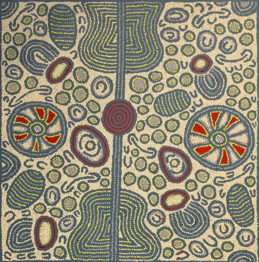 Marcia Reid Nangala comparable auction result: marcia reid nangala women s business acrylic on linen