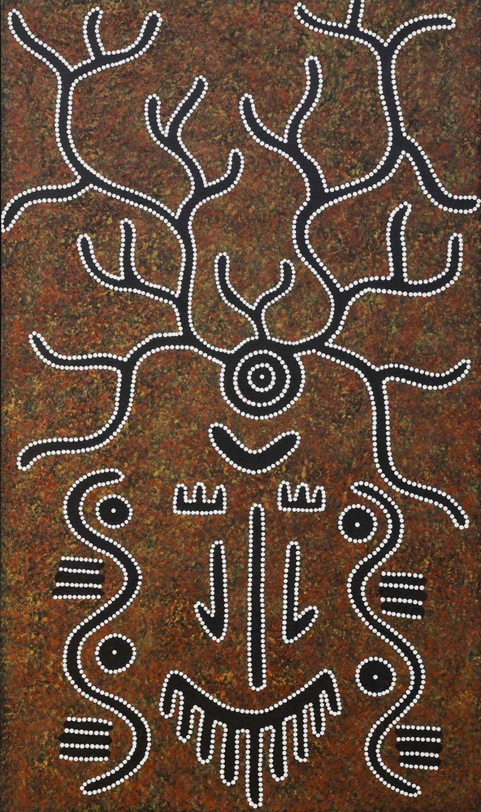 Michael Nelson Jagamarra comparable auction result: michael nelson jagamarra lightning dreaming acrylic on canvas