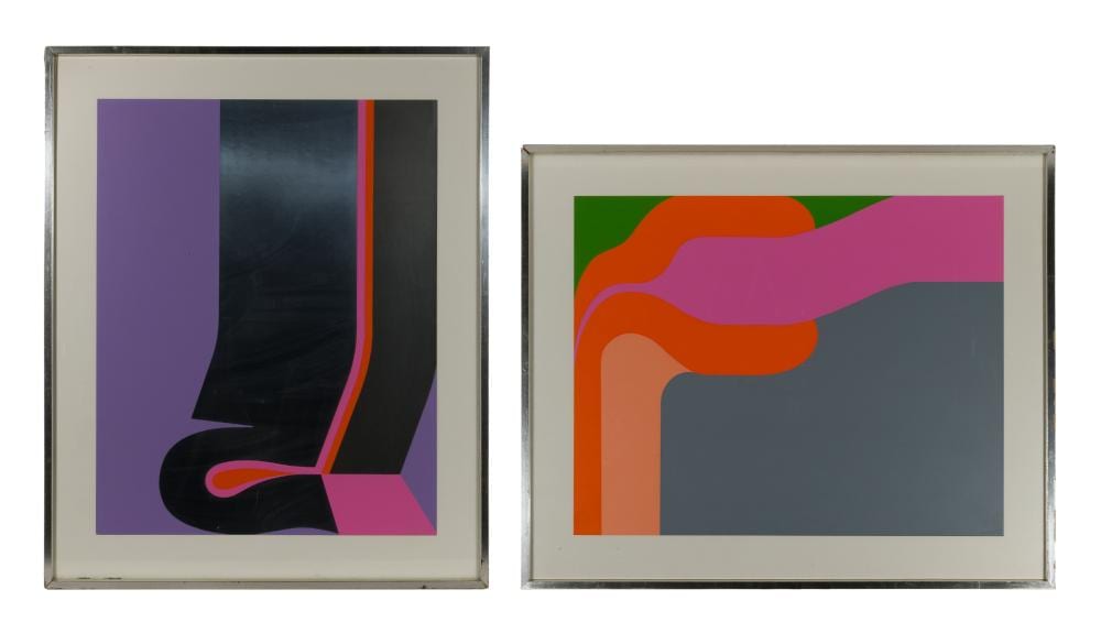 Sven Lukin comparable auction result: sven lukin latvian american 1934 2022 serigraphs