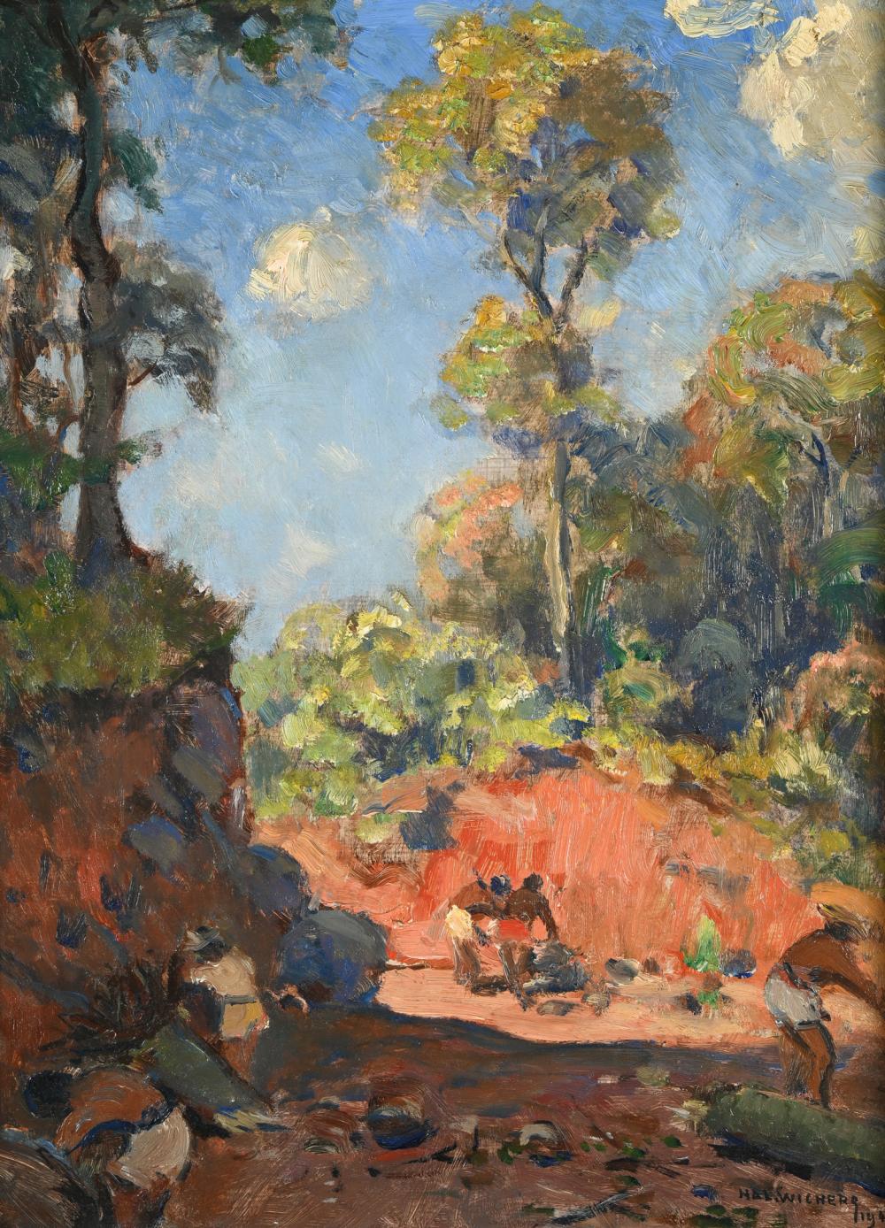 Hendrik Arend Ludolf Wichers comparable auction result: hal wichers 1893 1968 working at the mine signed and dated 1949 lower right board h 41 cm w 31 cm