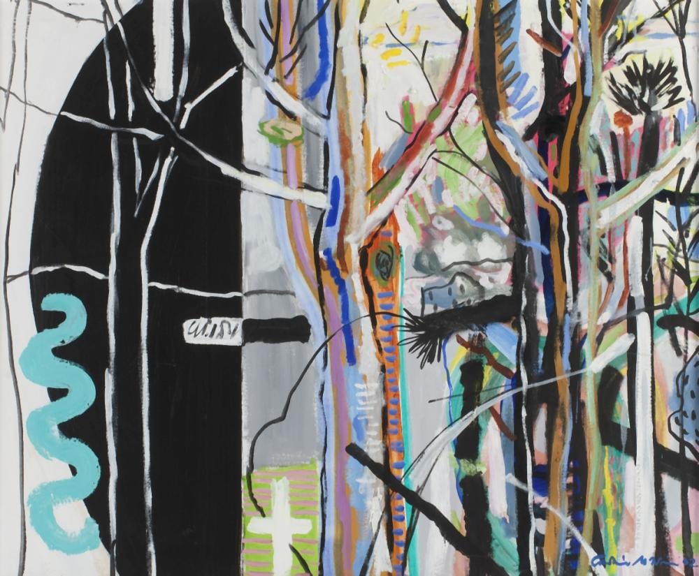 Caroline McNairn comparable auction result: caroline mcnairn british 1955 winter wood