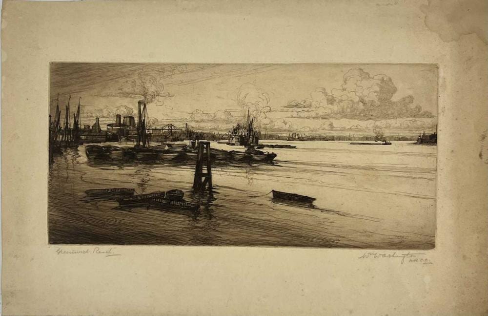 William Washington comparable auction result: william washington 1885 1956 greenwic
