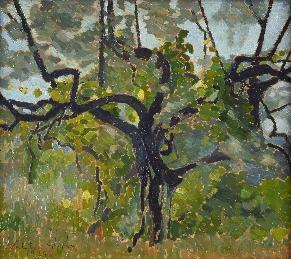 Valentino Ghiglia comparable auction result: valentino ghiglia firenze 1903 1960 albero 1920