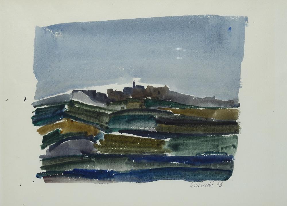 Arnoldo Ciarrocchi comparable auction result: arnoldo ciarrocchi civitanova marche 1916 2004 paesaggio 1963