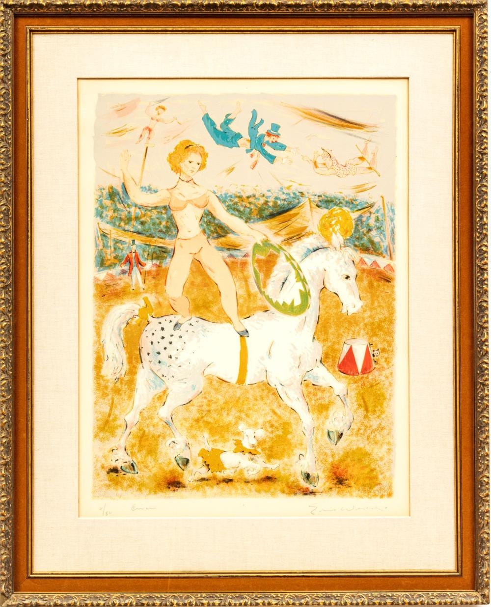 emil weddige canadian american 1907 2001 lithograph ca 1974 circus h 27 w 20 · DuMouchelles · 2023-12-15 Emil Weddige comparable auction result: emil weddige canadian american 1907 2001 lithograph ca 1974 circus h 27 w 20