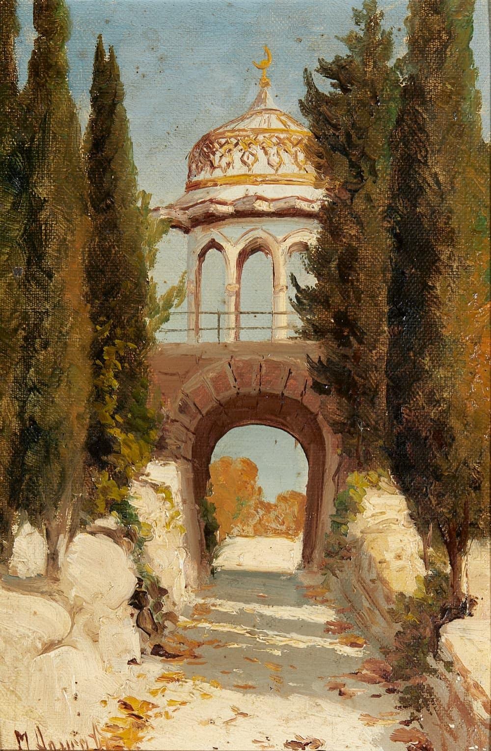 Michail Aleksandrovic Alisov comparable auction result: mikhail alisov 1859 1933 bakhchysarai crimea