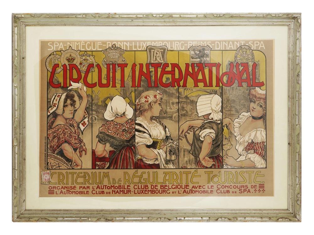 original automobile club poster by georges gaudy · Antique Arena Inc · 2023-12-16 Georges Gaudy comparable auction result: original automobile club poster by georges gaudy