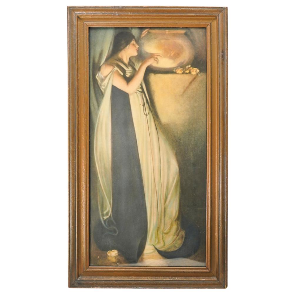 John White Alexander comparable auction result: john white alexander 1956 1915 isabella the pot of basil lithograph