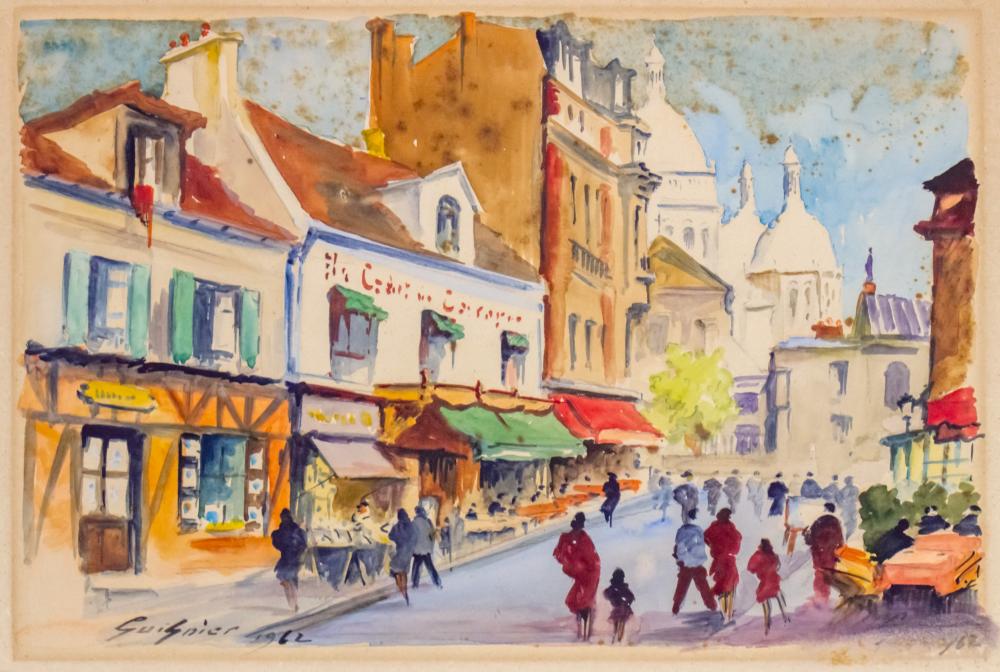 Fernand Guignier comparable auction result: fernand guignier french 1902 1980 two watercolors