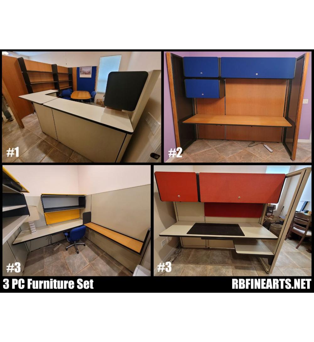 Herman Miller Office Furniture Set Including Conference Table & Chairs sold by RB Fine Arts, lot 342 — auction record photograph