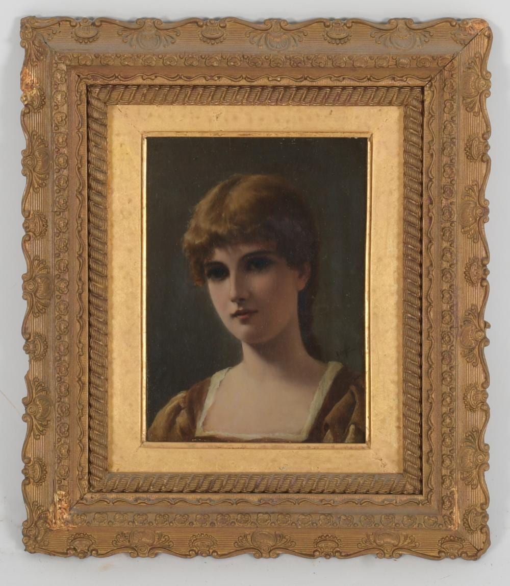 Alfred Seifert comparable auction result: alfred seifert czech 1850 1901 portrait of a woman