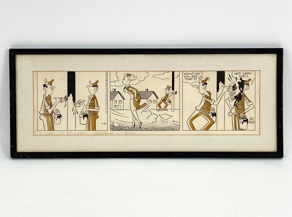Mort Walker comparable auction result: mort walker 1923 2018 original beetle bailey