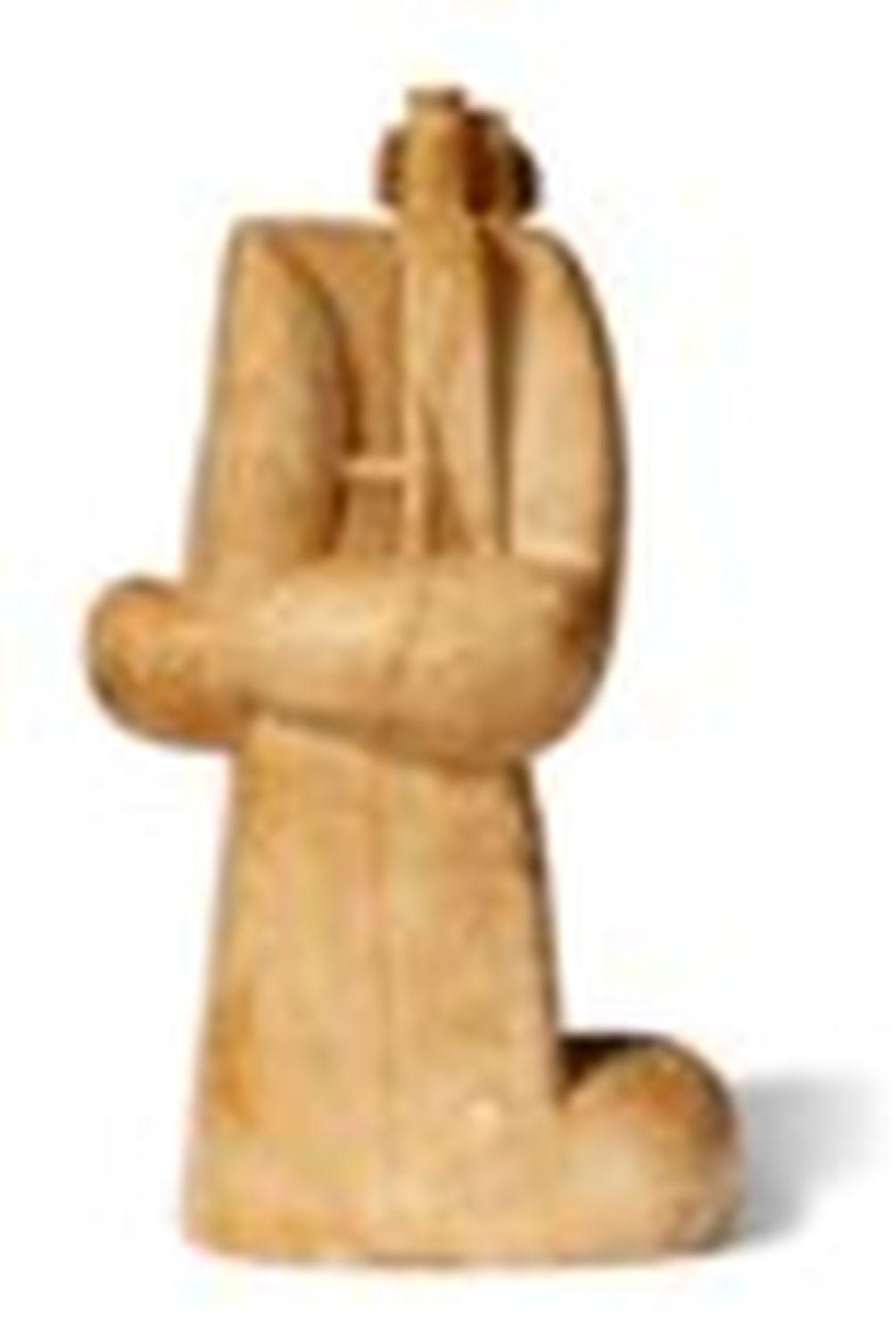Joseph Glasco comparable auction result: joseph glasco 1925 1996 portrait of a young lady plaster 14 x 7 x 5 in