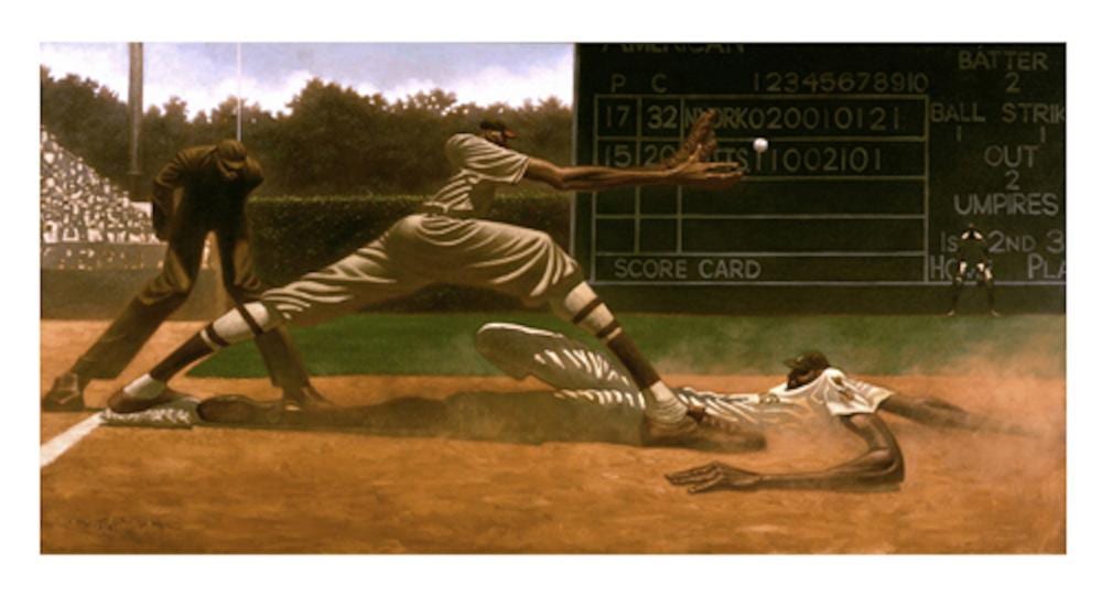 Kadir Nelson comparable auction result: kadir nelson cooool papa bell