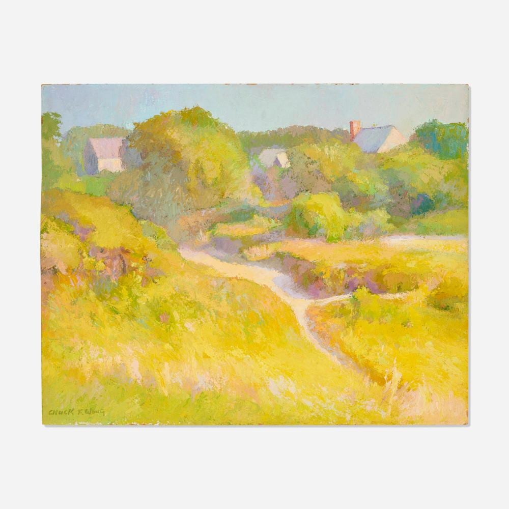 Chuck Fee Wong comparable auction result: chuck fee wong path into town