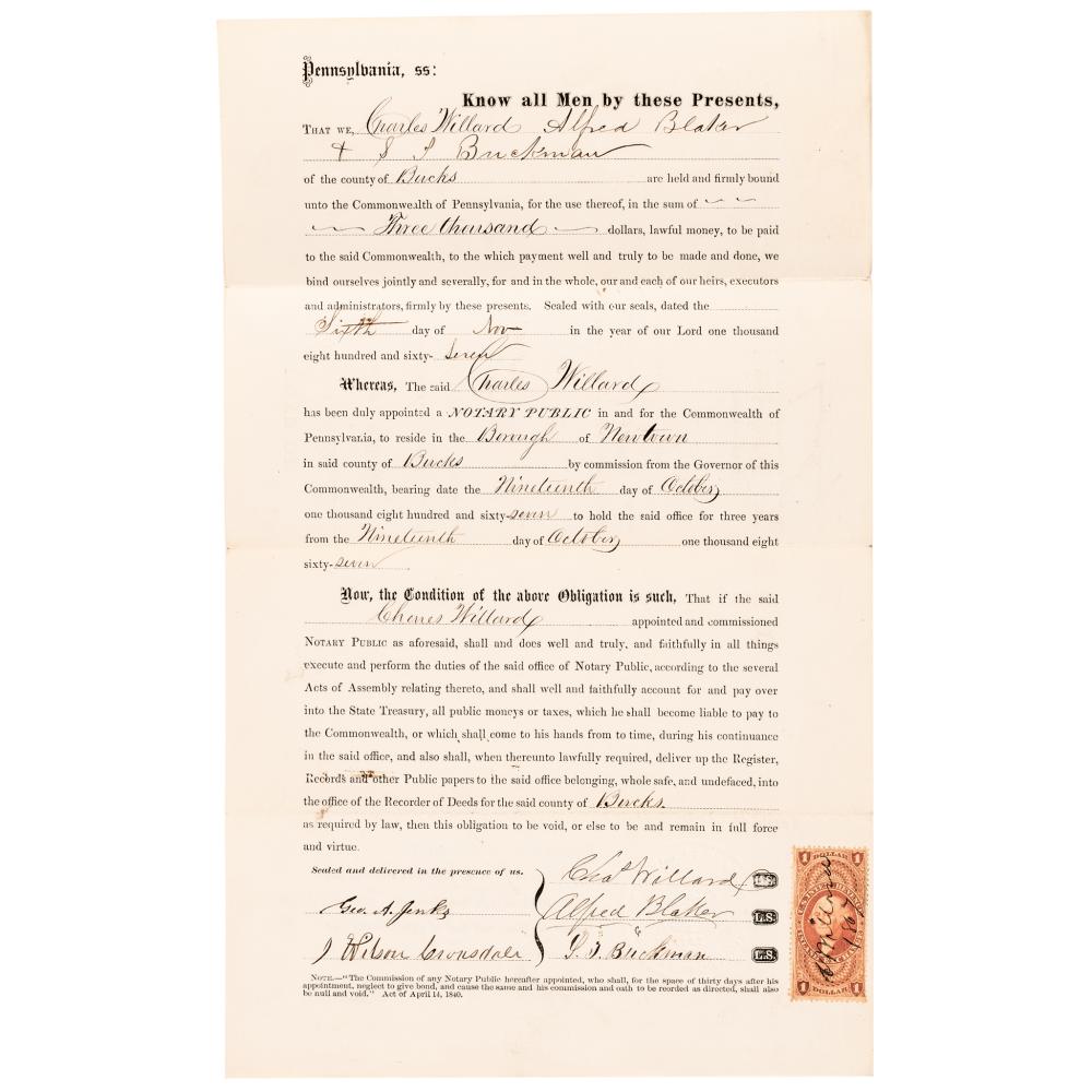 1866 Life + Civil + Military Services of Candidate Maj. General John W. Geary sold by Early American History Auctions, lot 169 — auction record photograph