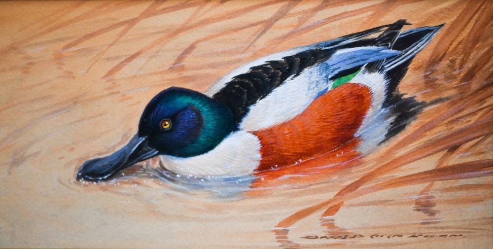 David Ord Kerr comparable auction result: david ord kerr b 1951 shoveller watercolour signed lower right 9 5 x 19 cm