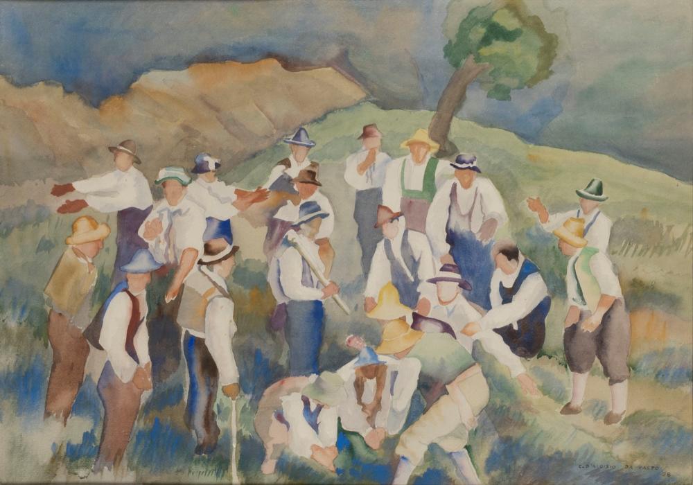 Carlo D'Aloisio da Vasto comparable auction result: carlo d aloisio da vasto vasto 1892 roma 1971 gathering 1928