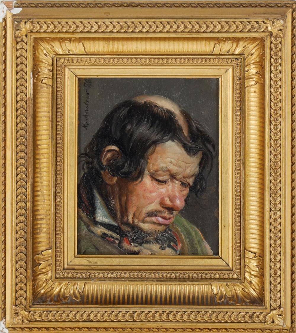 Michael Ancher comparable auction result: michael ancher 1949 1947 portr t af lars gaihede 1880