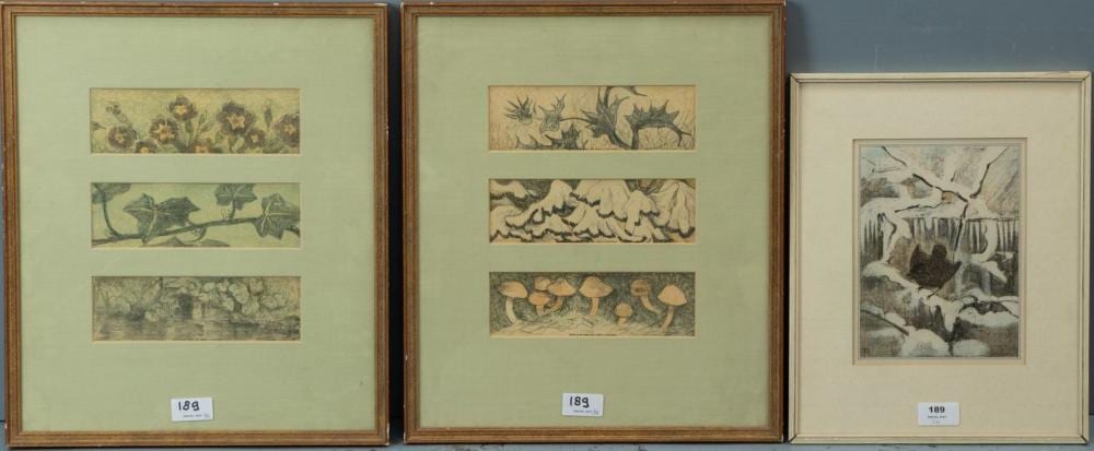 Theo van Hoytema comparable auction result: theo van hoytema 1863 1917 drie litho s m b t flora en fauna