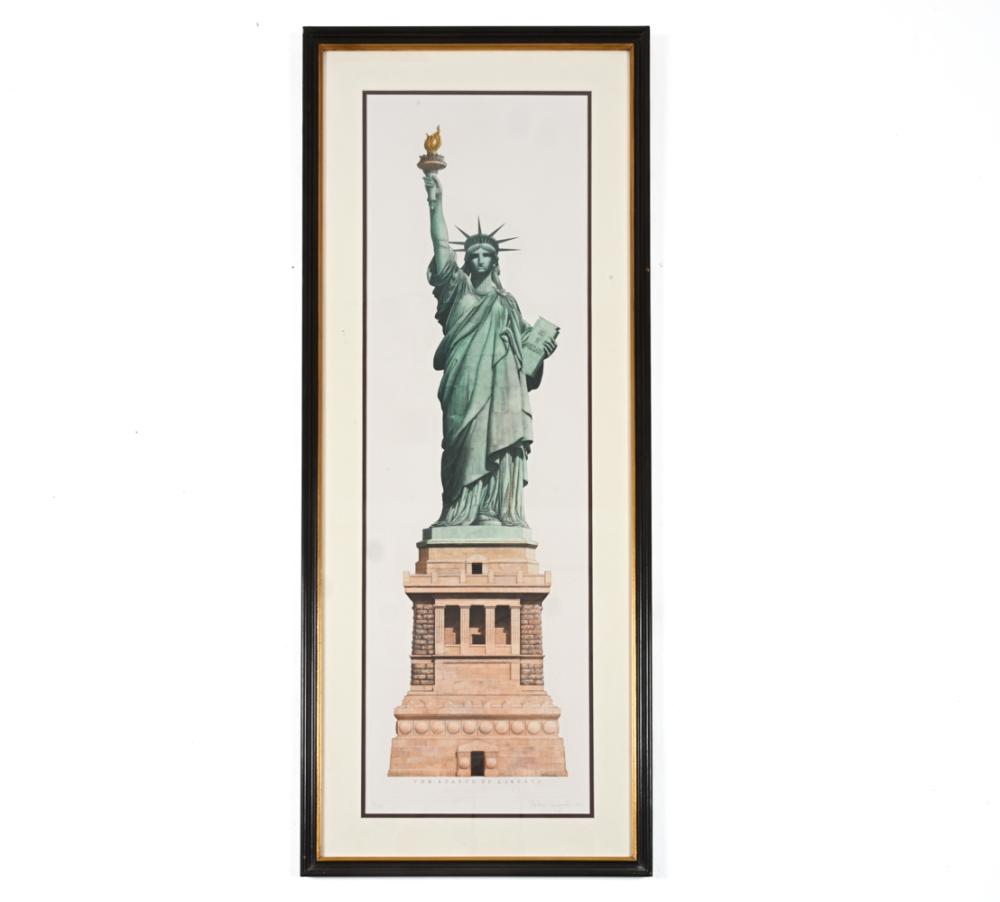 Andrew Ingamells comparable auction result: andrew ingamells signed aquatint statue of liberty
