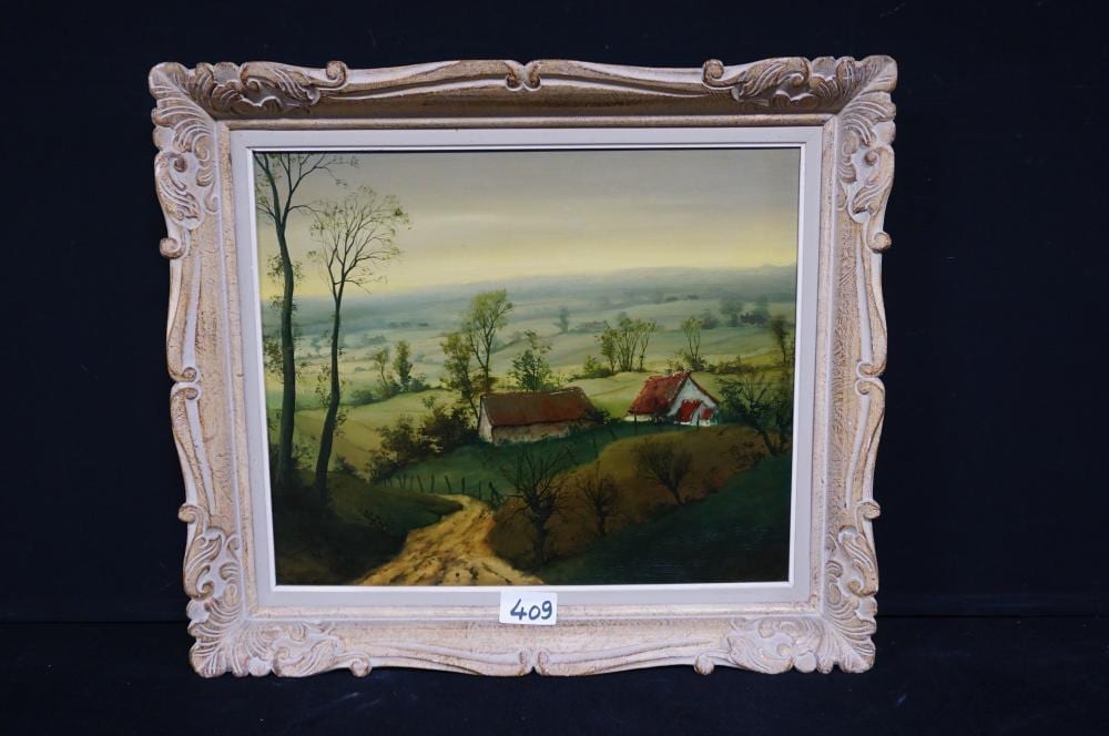 Gies Cosyns comparable auction result: gies cosyns 1920 1997 landschap in de vlaamse ardennen olieverf op doek gesigneerd 50 x 6