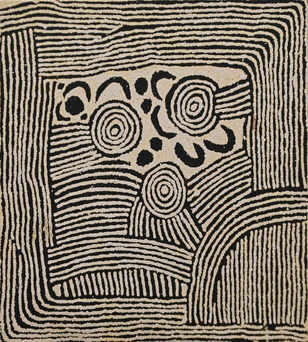 Nancy Ross Nungurrayi comparable auction result: nancy ross nungurrayi c 1935 2009 untited 2003 synthetic polymer paint on canvas 91 x 91cm