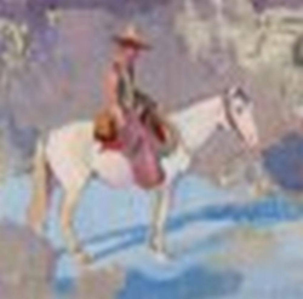 William Herbert Dunton comparable auction result: william herbert dunton 1878 1936 cowboy on a grey horse