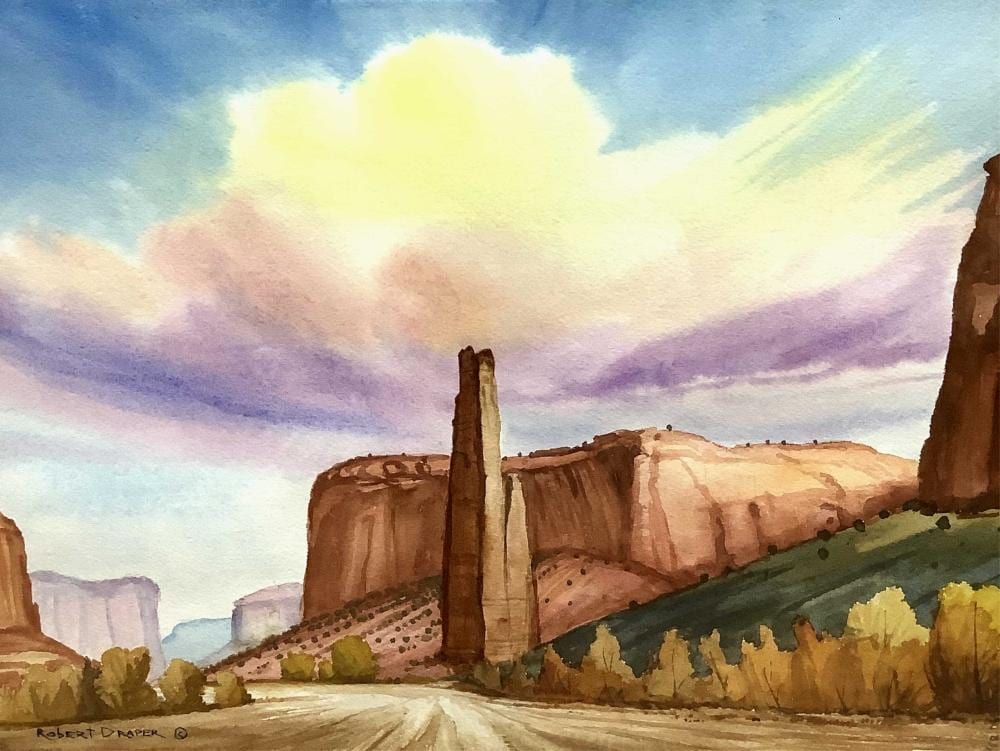 robert draper 1938 2000 watercolor on paper · EJ'S Auction & Appraisal · 2023-12-16 Robert Draper comparable auction result: robert draper 1938 2000 watercolor on paper