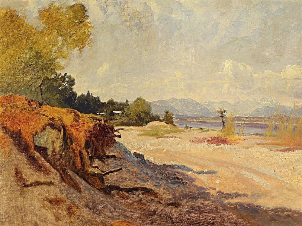 Adolf Heinrich Lier comparable auction result: adolf heinrich lier 1826 herrnhut 1882 vahrn near brixen