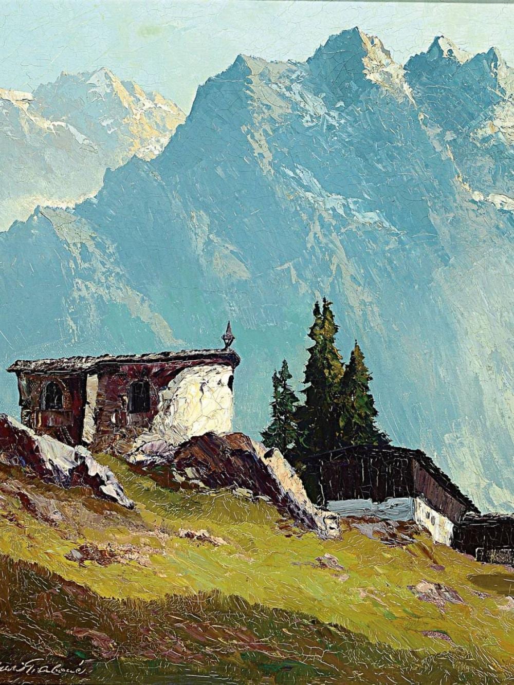 Arnold Grabone comparable auction result: arnold grabone 1896 munich 1982 starnberg mountain
