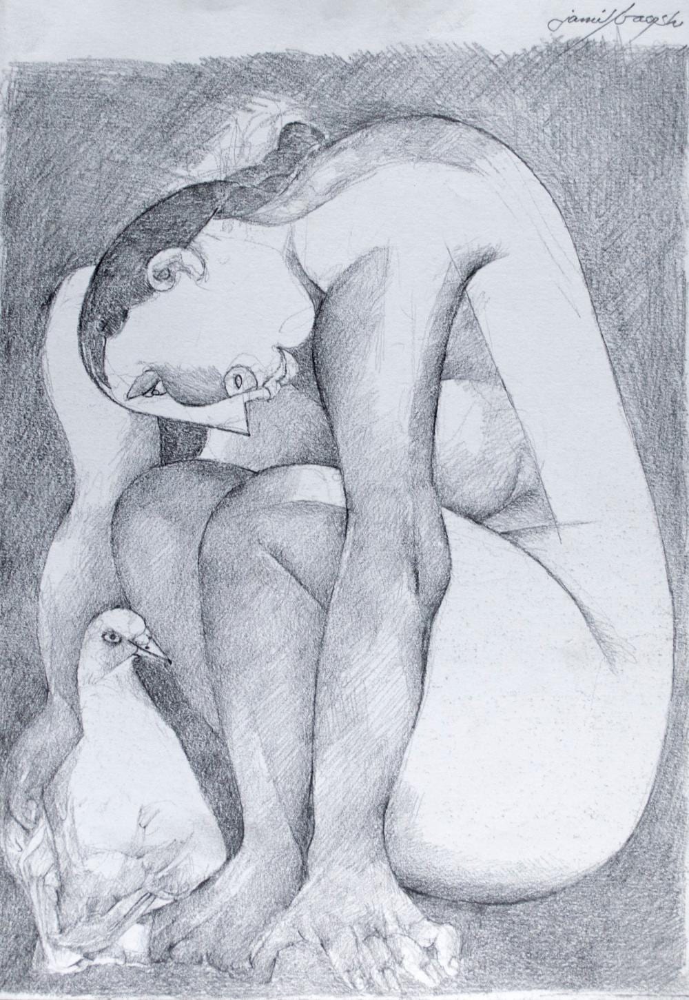 Jamil Naqsh comparable auction result: jamil naqsh 1939 2019 untitled nude