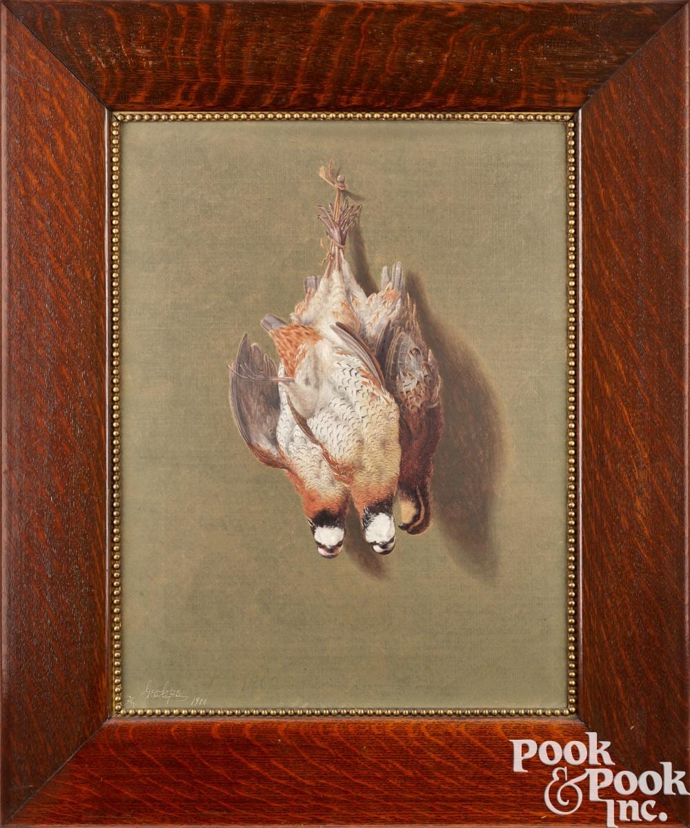 George Cope comparable auction result: george cope oil on canvas still life
