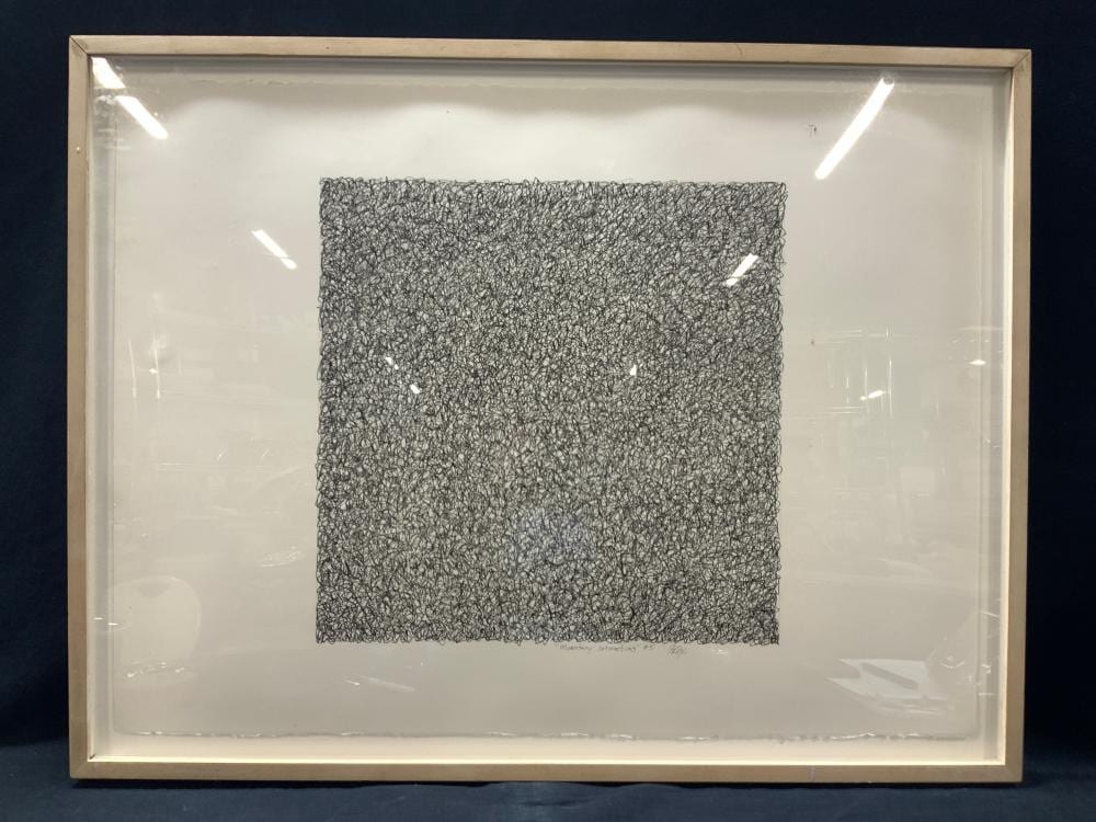 Stephen Cox comparable auction result: stephen cox signed momentary interactions 5 litho