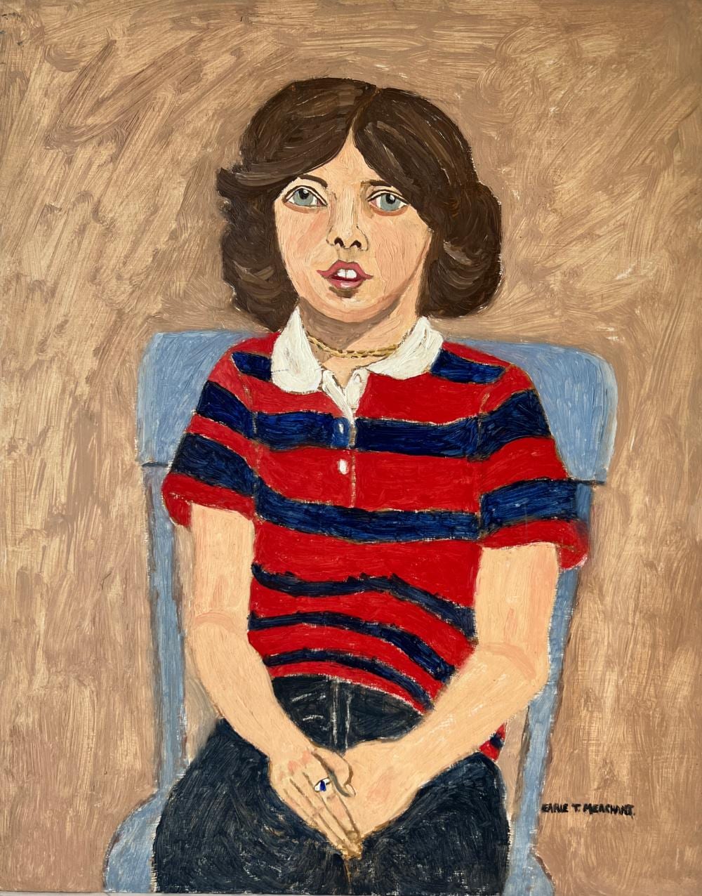 Earle T. Merchant comparable auction result: earle t merchant 1903 1997 oil on board eric macdonald 20 by 16 inch