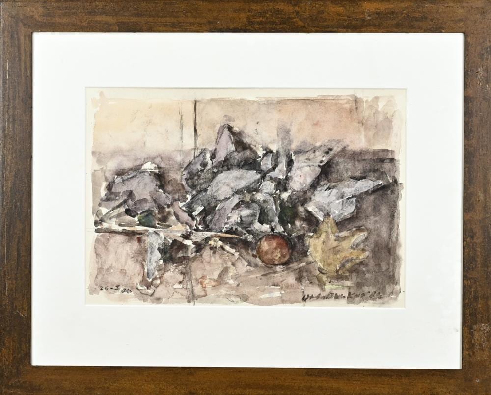 Otto B. de Kat comparable auction result: otto b de kat autumn still life
