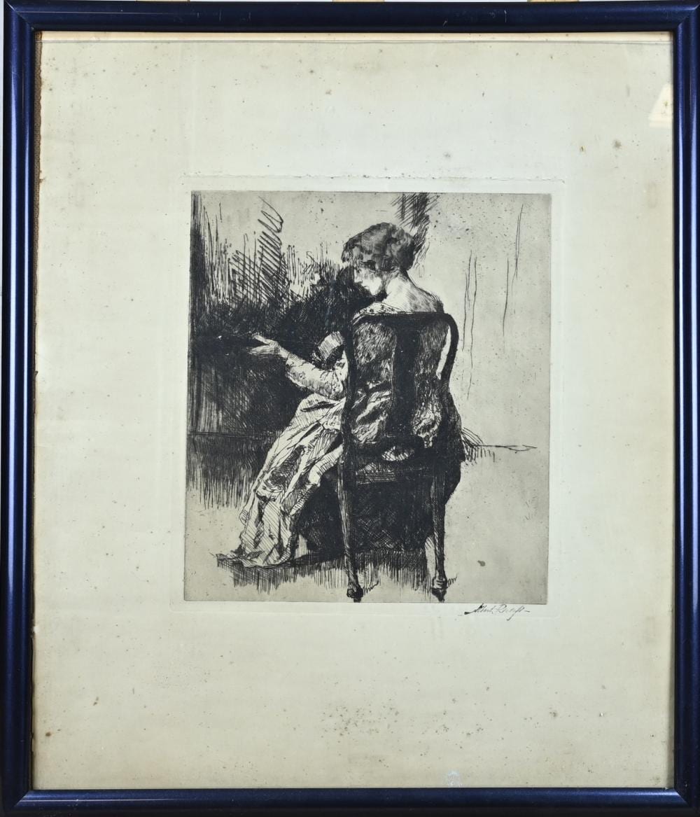 Albert Roelofs comparable auction result: albert roelofs lady plays guitar