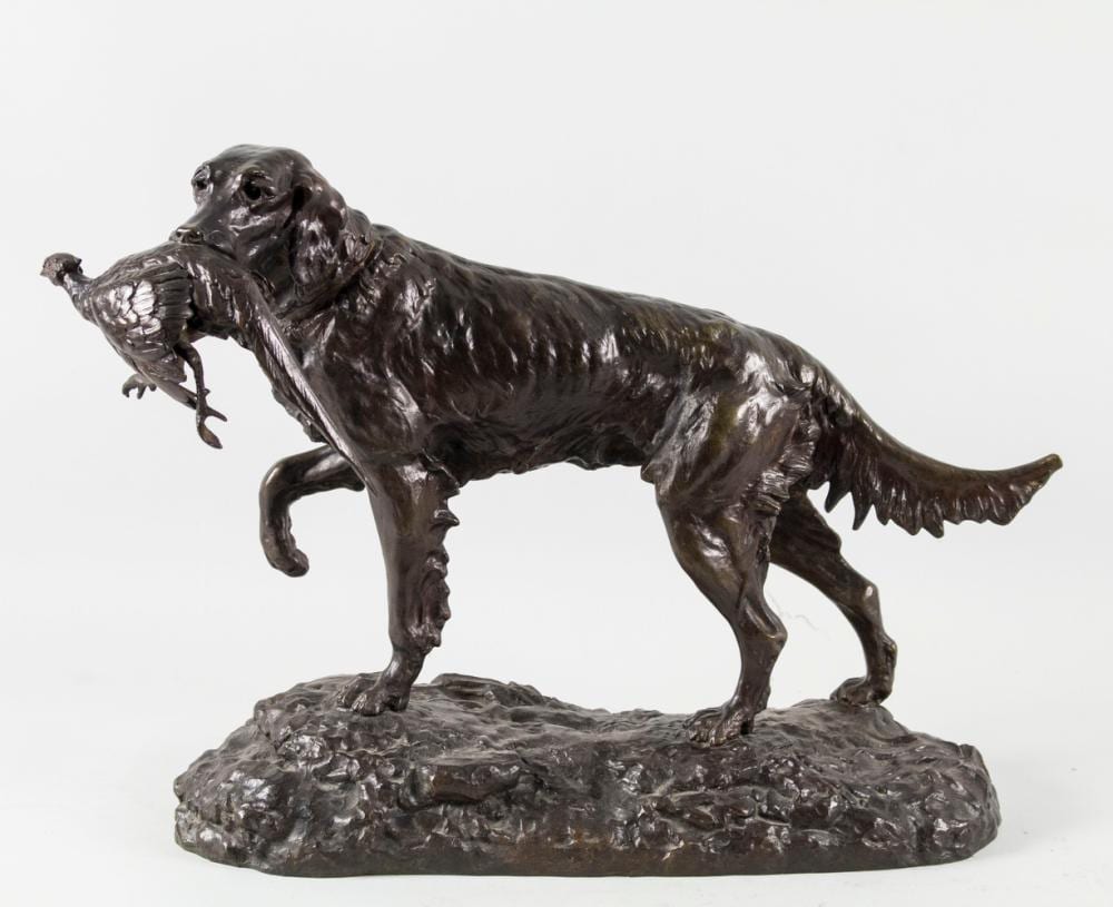 Albert Laplanche comparable auction result: albert laplanche 1854 1935 die fasanenjagd the pheasant hunt