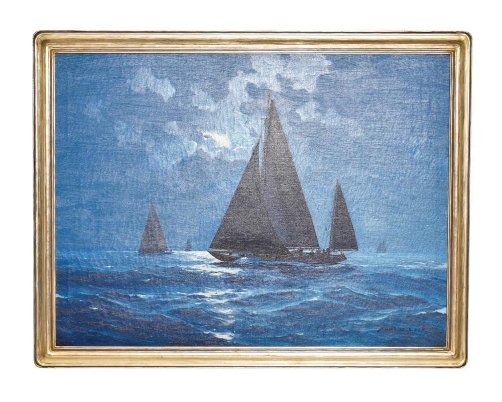 Hunter Wood comparable auction result: hunter wood 1908 1948 oil united states