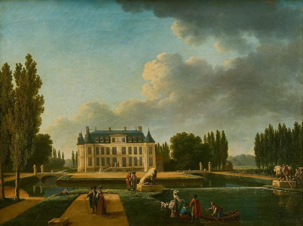 claude louis chatelet landscape painting · New England Auctions · 2024-01-11 Claude Louis Chatelet comparable auction result: claude louis chatelet landscape painting